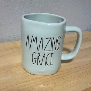 NWT Rae Dunn pale green AMAZING GRACE mug